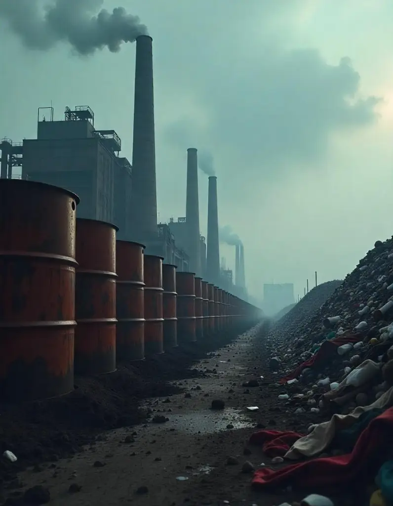 The Dangers of Polyester & Why Organic Fabrics Are Better Polyester factory