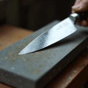 freepik a closeup shot of a highquality kitchen knife bein 95414