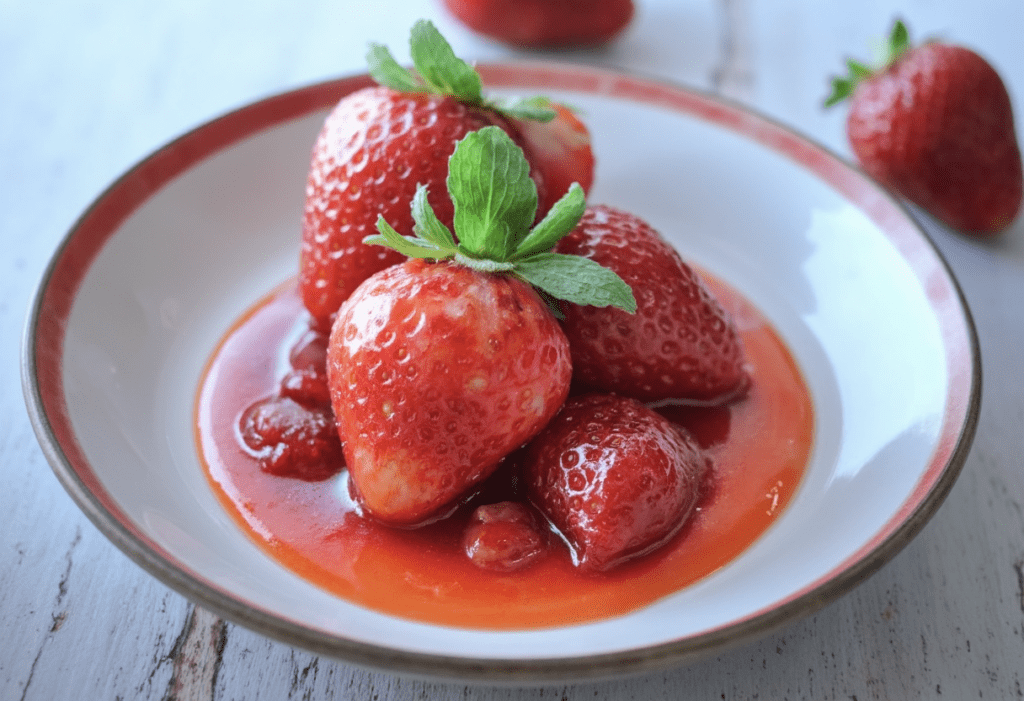 Spring Cooking with Your Air Fryer: 10 Delicious Recipes freepik a closeup shot of warm airfried strawberry halves 5573