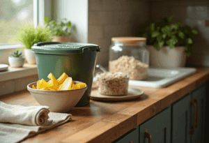 in home compost bin for small food waste