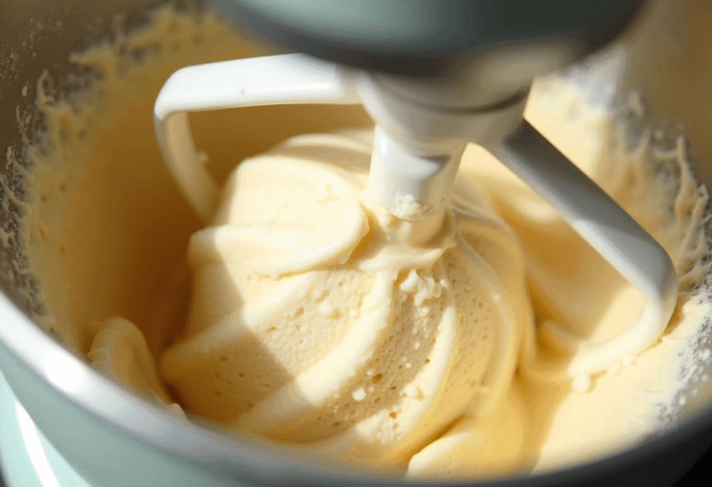 Best Stand Mixer Add-Ons 2025: Kitchen Hero Best stand mixer add-ons close-up of KitchenAid Classic bowl with swirled vanilla ice cream"